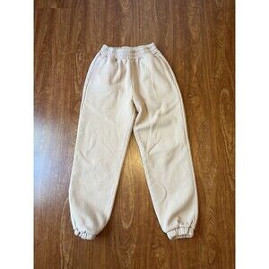 COMFRT Unisex Travel Essentials Sweatpants in Bark Size Small